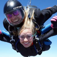 Tandem Skydiving - enjoying free fall