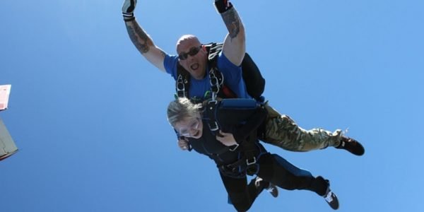 first-time tandem skydiving experience
