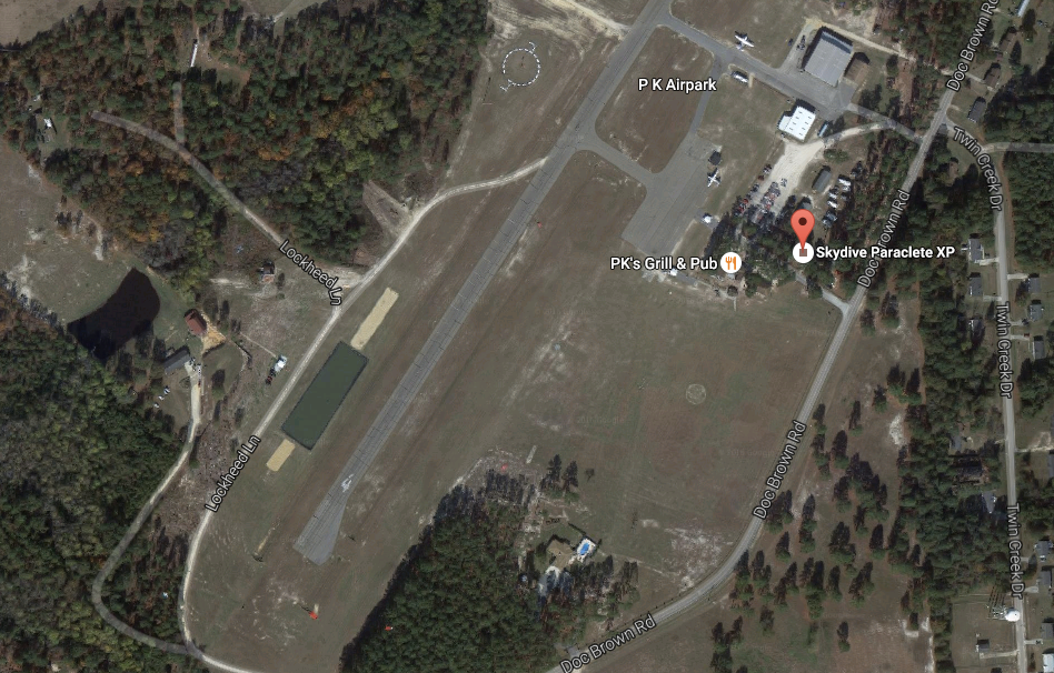 Skydive Paraclete XP Landing Area