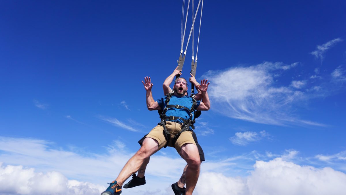 Parachute opening