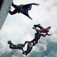 4-way team with videographer