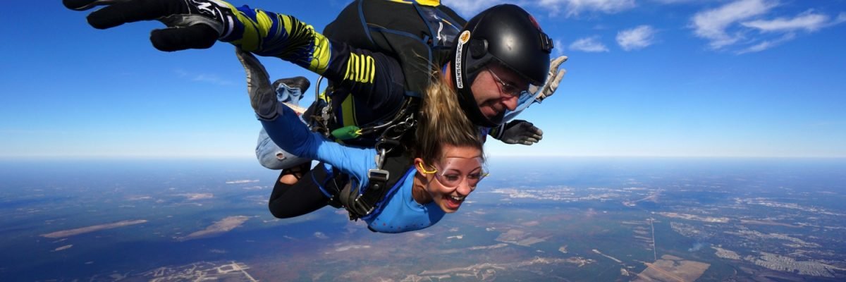 women experiences how long freefall is in a skydive