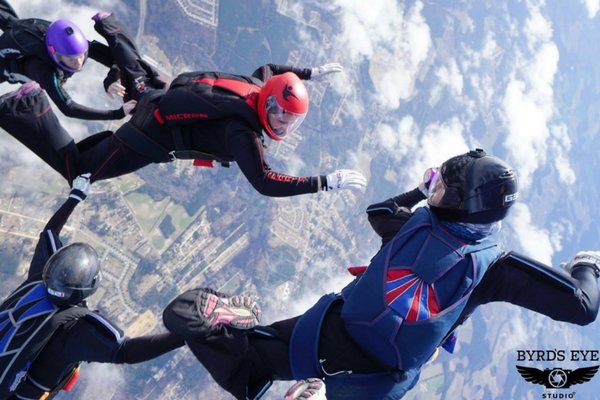 team phoenix xp training at Skydive Paraclete XP