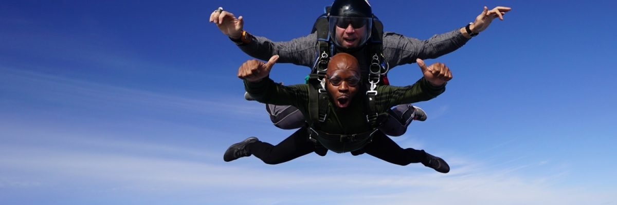 student experiences life changing first skydive