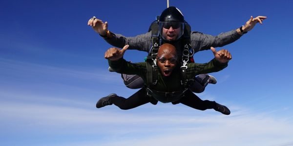 student experiences life changing first skydive