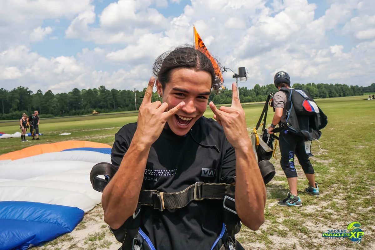 what goes through your mind when skydiving