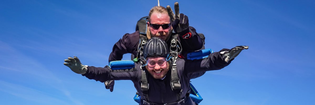 skydiving while sick