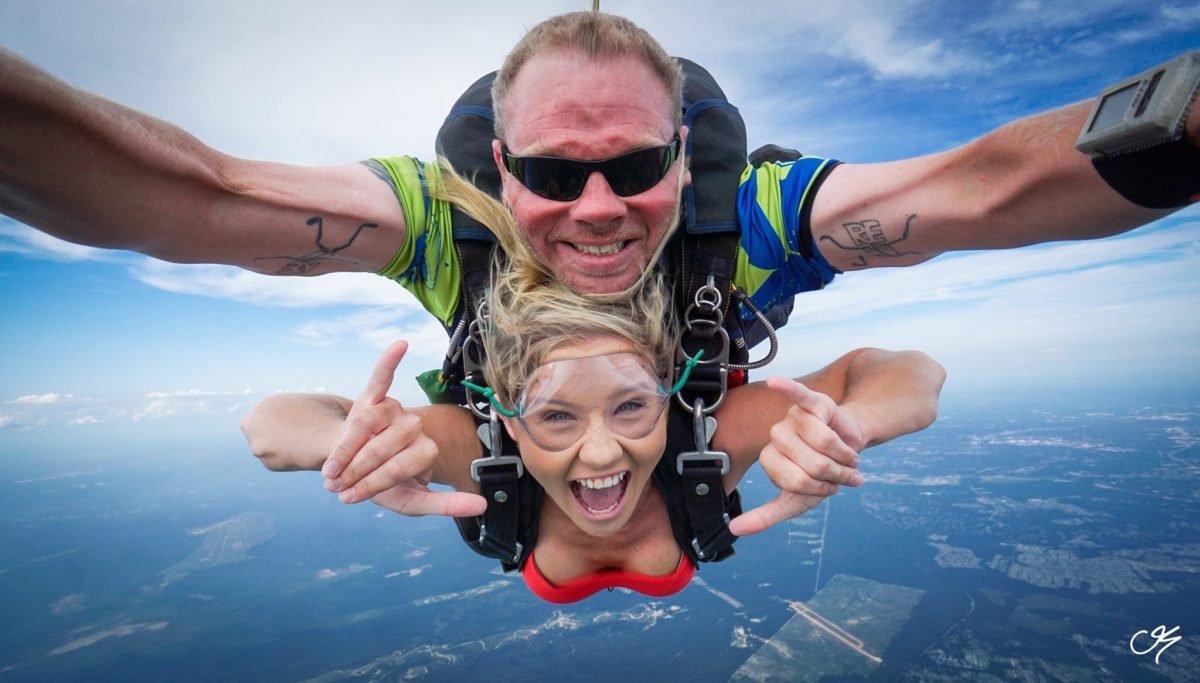 first tandem skydive